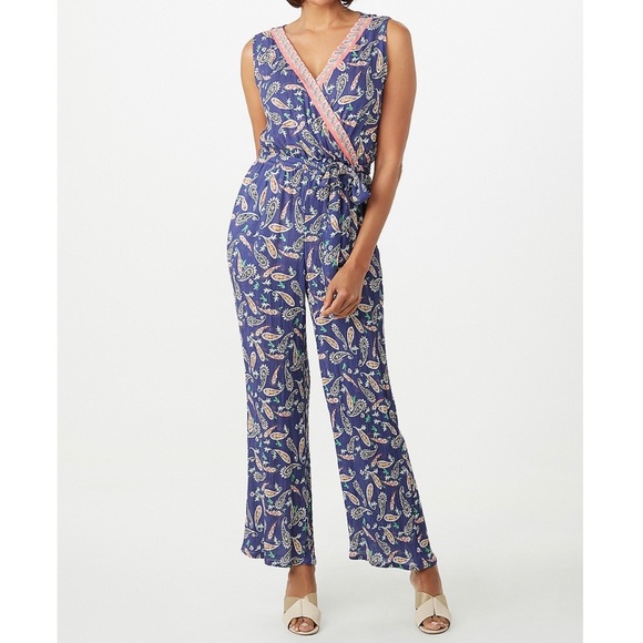dressbarn navy jumpsuit